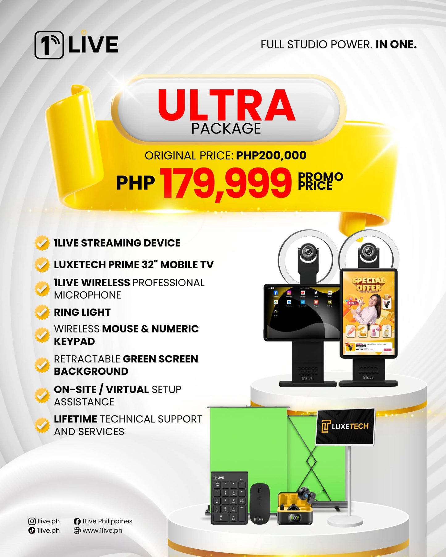 1LIVE ULTRA PACKAGE