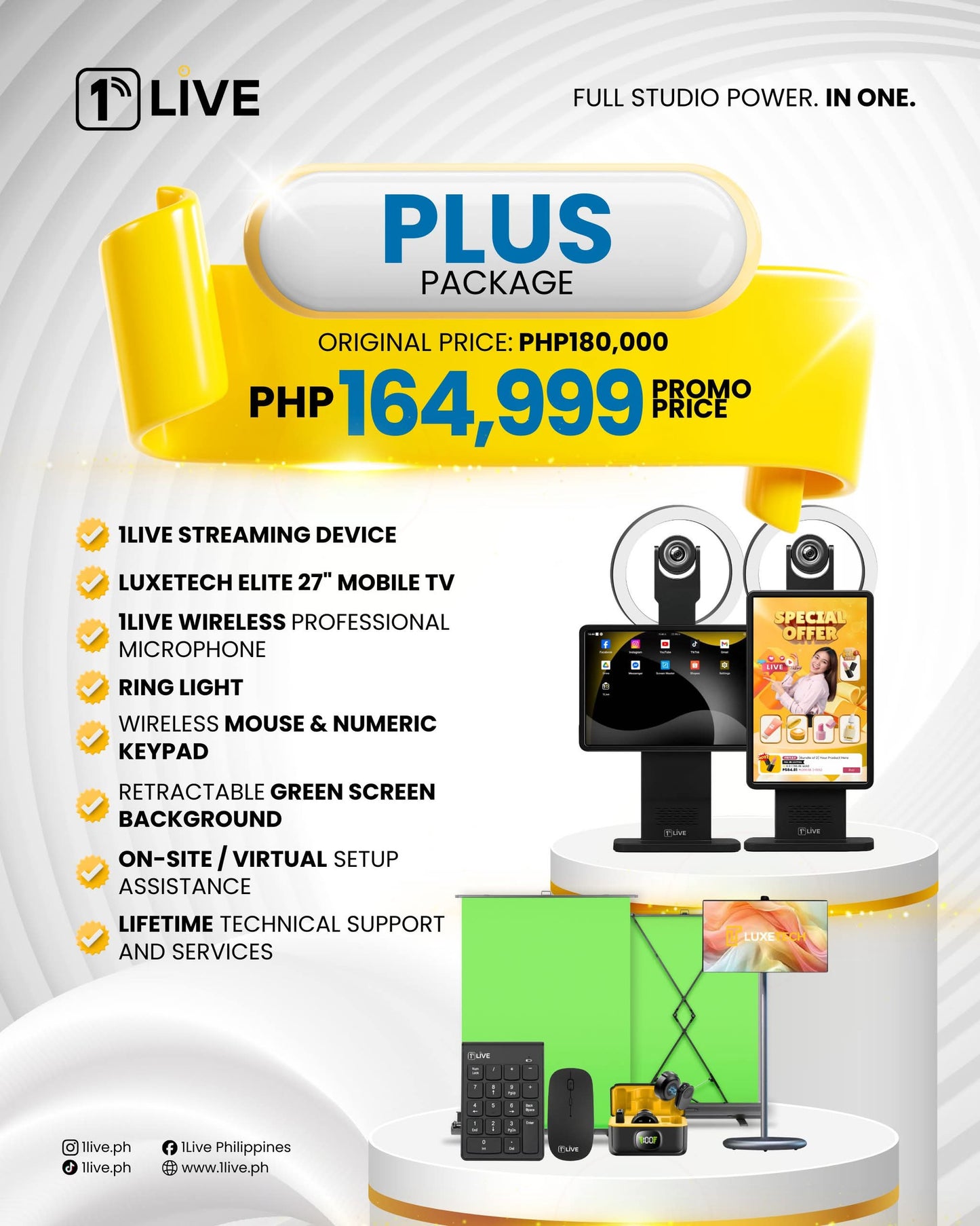 1LIVE PLUS PACKAGE