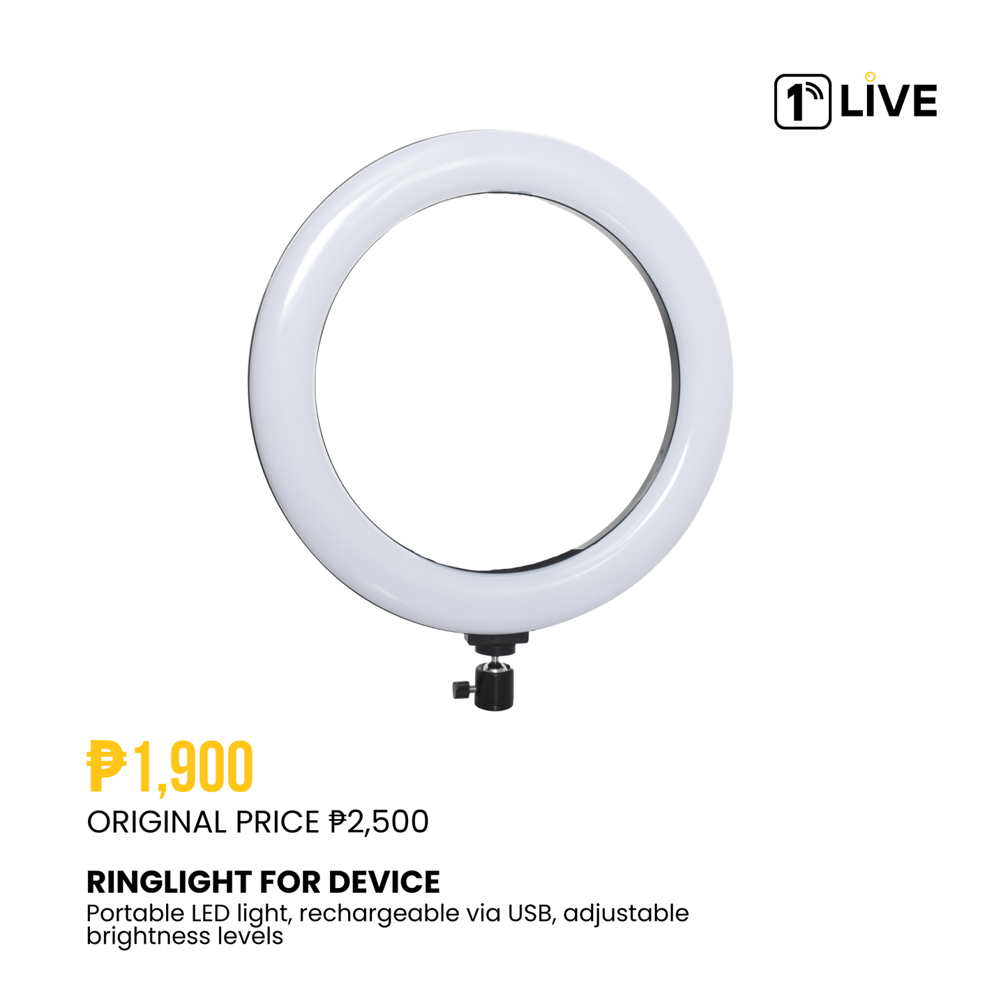 1Live Ringlight for device