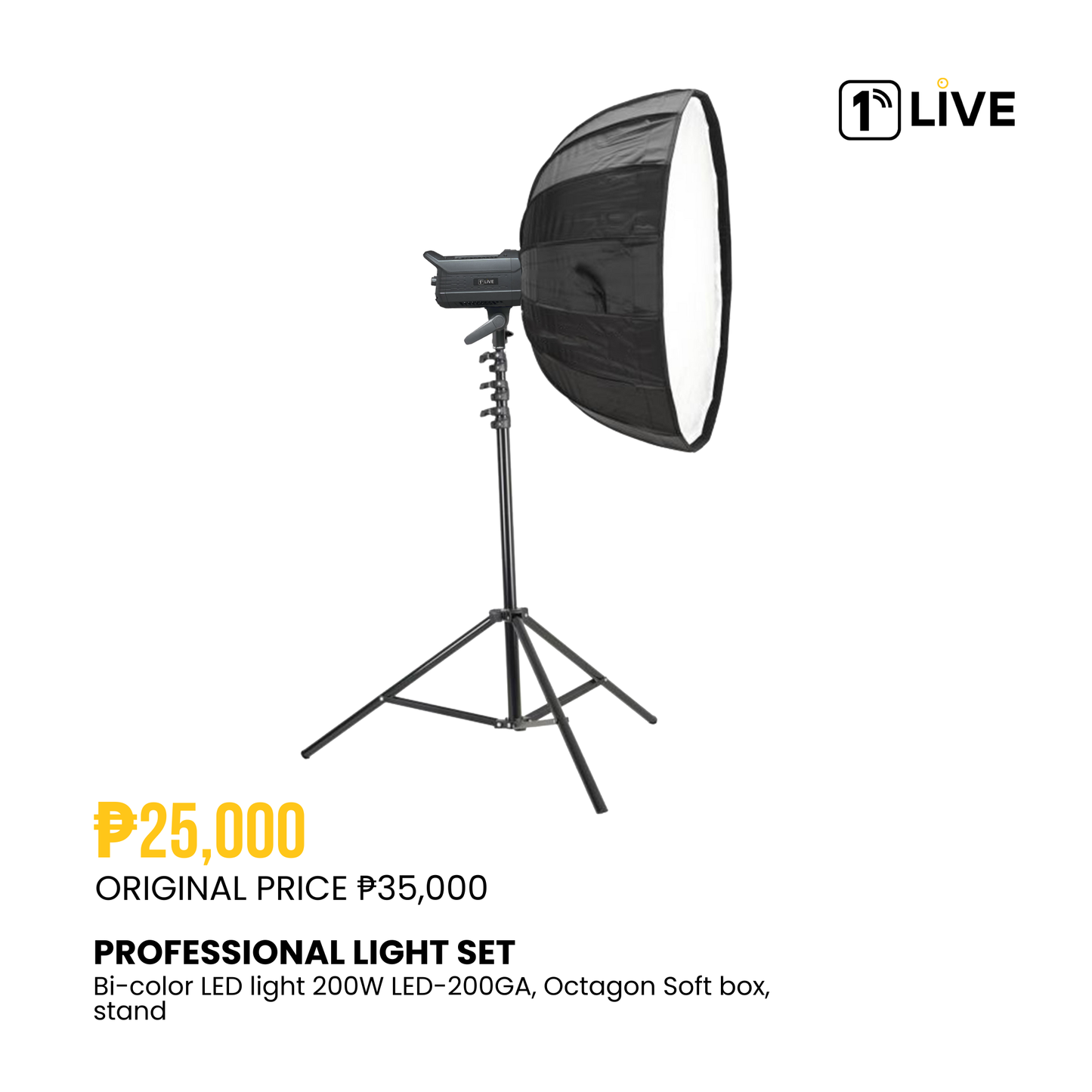 1Live PROFESSIONAL LIGHT SET