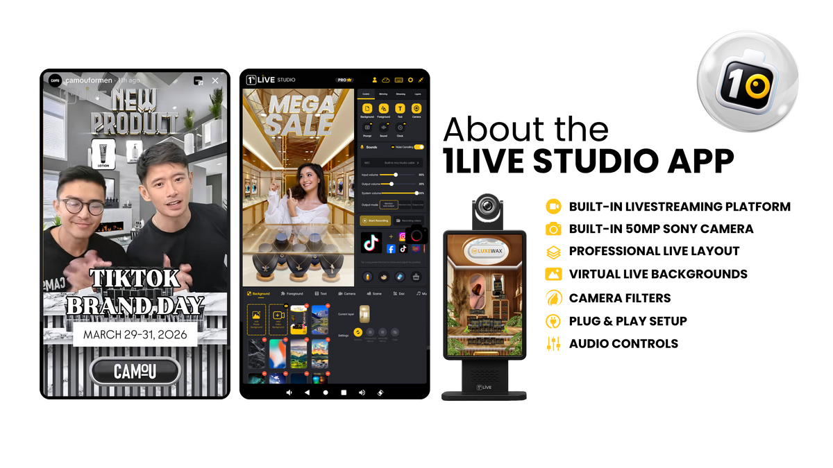 1LIVE ALL-IN-ONE Livestreaming Device – 1live