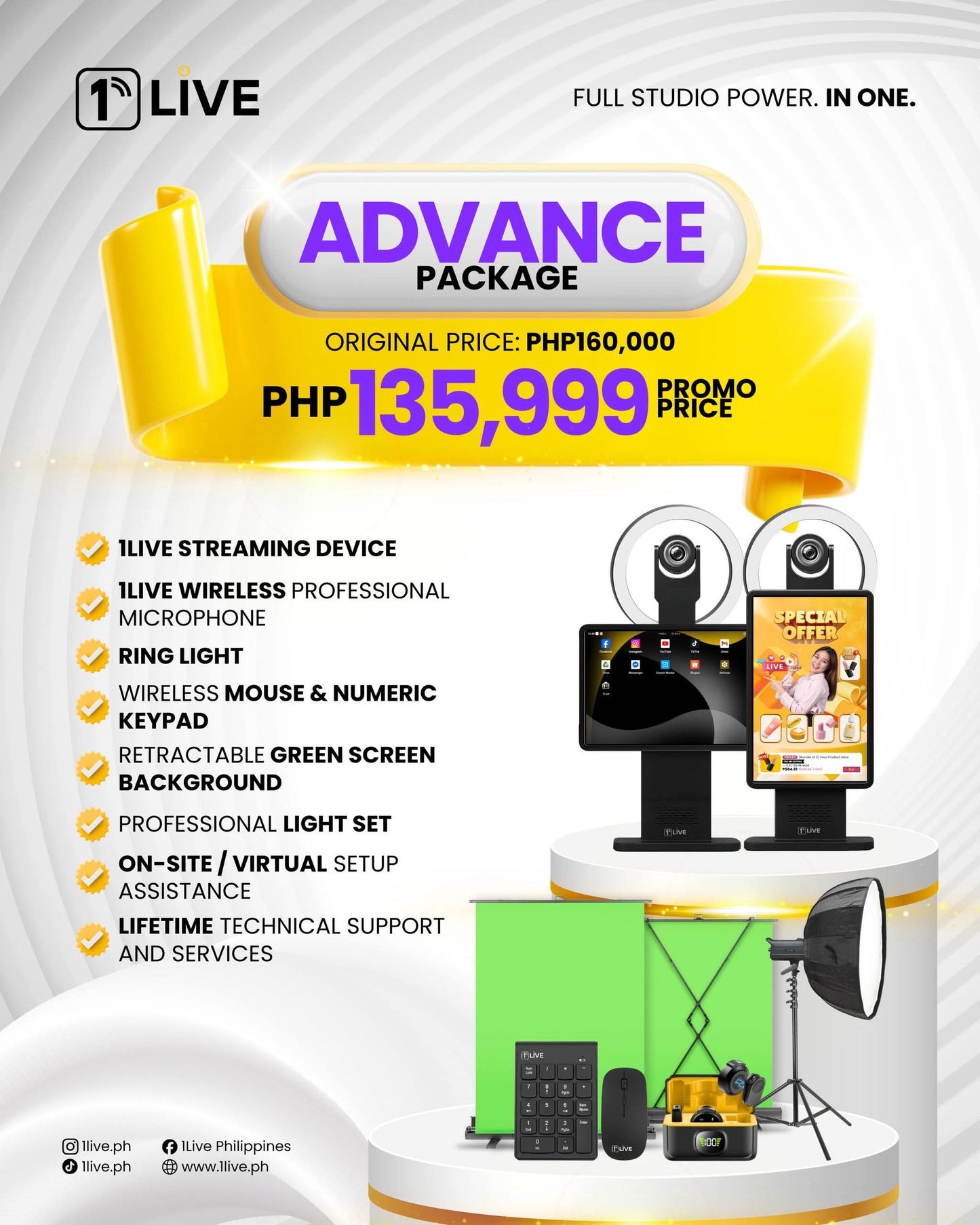 1LIVE ADVANCE PACKAGE
